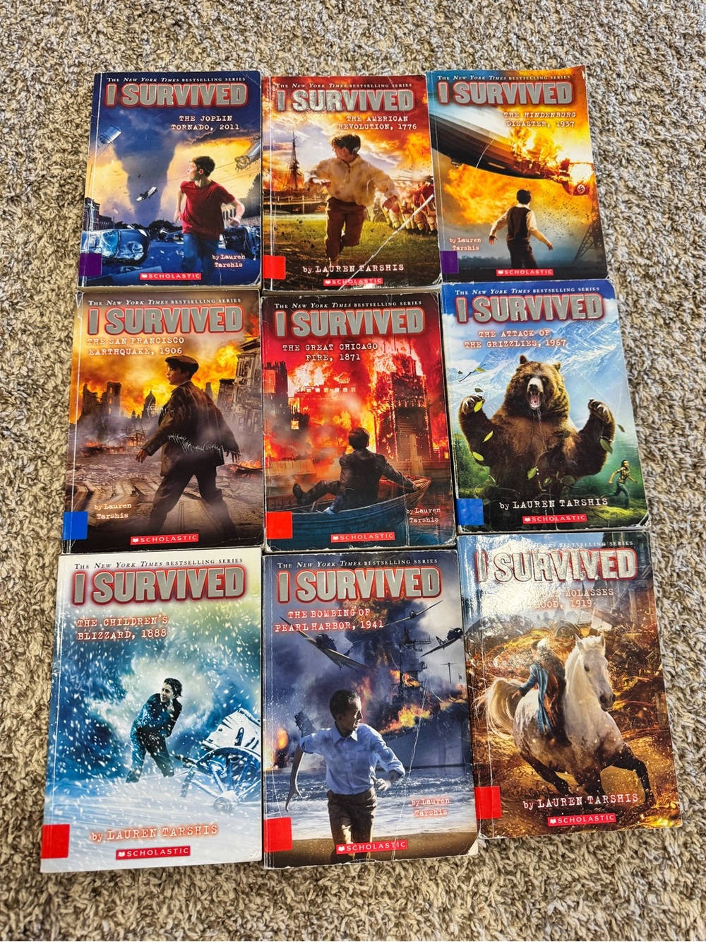 Scholastic I Survived Book Set (9)